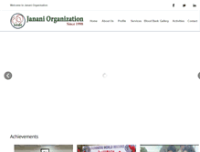 Tablet Screenshot of jananivoluntary.org